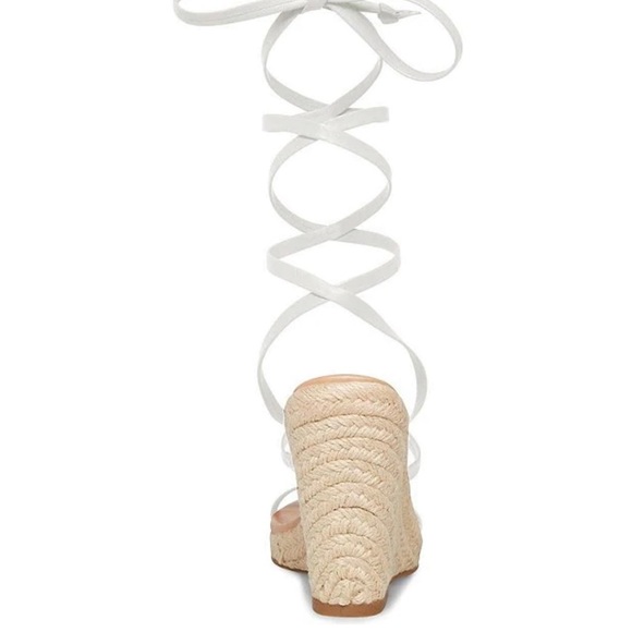 Chelsea and violet. White Wrap Espadrille Wedge 
BLACK FRIDAY DEALS - Picture 6 of 10